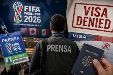 Múltiples periodistas de Irán y África no obtuvieron visas para ingresar a EU.