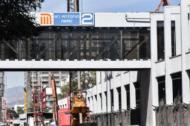 Destacó que las obras en la línea 2 del metro empezaron tarde, porque recibieron apenas éste año los recursos federales.