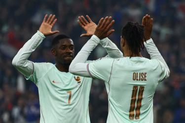 Michael Olise brilla con tres goles en la victoria de Francia
