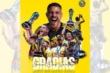 Jonathan Dos Santos consiguió 6 títulos con América, tres de ellos de Liga MX.