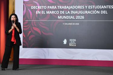 Ambas dirigentes explicaron que se suspenderán las labores en oficinas públicas y privadas en la Ciudad de México, así como las clases en todos los niveles educativos.