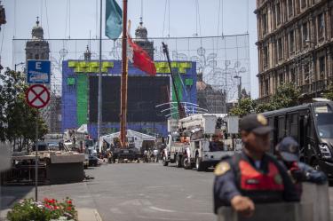 Zócalo Capitalino, una de las sedes del Fan Fest que tiene preparada la FIFA.
