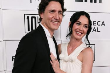 Katy Perry y Justin Trudeau debutaron oficialmente como pareja.