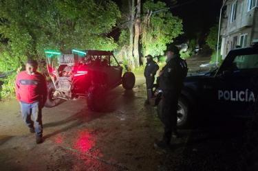 Luego de varias horas de búsqueda, los equipos de emergencia encontraron al menor en una zona conocida como El Manzano,