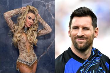 Ninel Conde se dijo encantada de hacer sonreír a Lionel Messi.