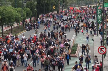 Integrantes de la CNTE