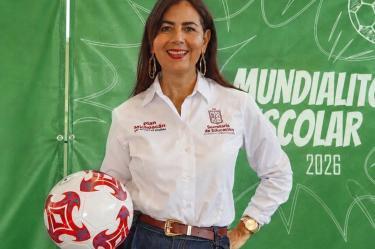 La titular de la Secretaría de Educación del Estado, Gabriela Molina Aguilar