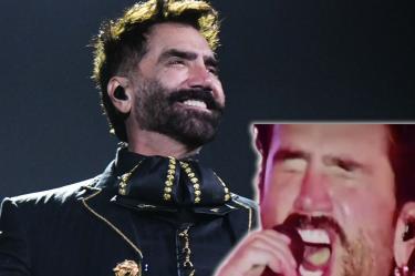 Alejandro Fernández fue cuestionado sobre el color de su lengua que llamó la atención