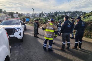 Fuga de gas LP en San Matías Tlalancaleca