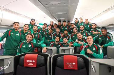 Drones graban el entrenamiento de la Selección de Argelina