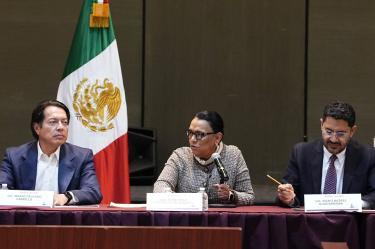 Rosa Icela Rodríguez, titular de la Segob resaltó que los planteamientos ofrecidos por el Gobierno Federal no pueden “ir más allá de las posibilidades me marca el presupuesto”.