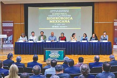 La secretaria de Anticorrupción y Buen Gobierno, Raquel Buenrostro en reunión plenaria.