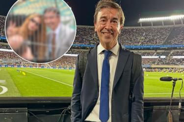 Marcelo Benedetto sorprendió al dejar una transmisión en vivo para acercarse a Shakira.