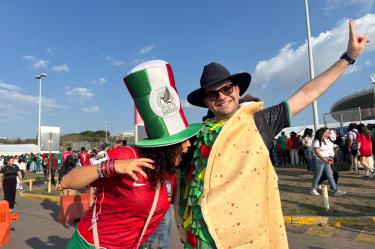 El fan que ha hecho del taco un símbolo de hermandad.