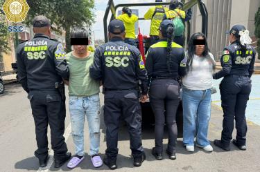 Una de las capturas ocurrió en el cruce de Venustiano Carranza e Isabel la Católica