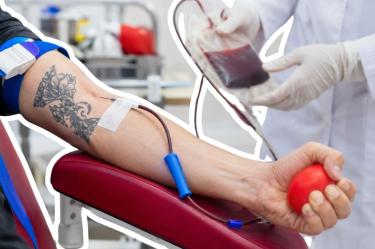 ¿Puedo donar sangre si tengo tatuajes?