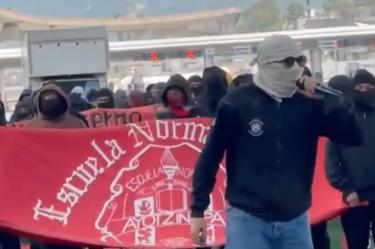 Así los manifestantes