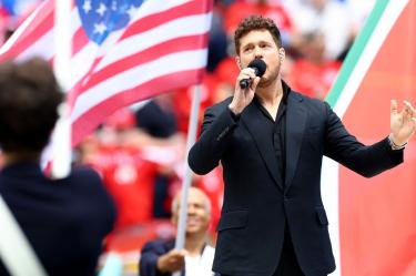 Michael Bublé fue una de las grandes estrellas de la inauguración canadiense del Mundial 2026.