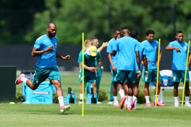 La Selección de Brasil en el entrenamiento de cara a su debut en el Mundial 2026