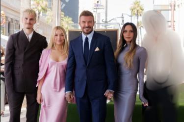 David Beckham recibe una estrella en el Paseo de la Fama de Hollywood