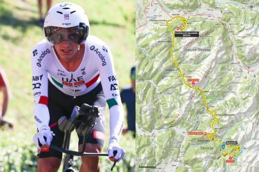 La Etapa 8 del Auvergne Rhone-Alpes 2026 cuenta con 120.1 kilómetros de distancia.