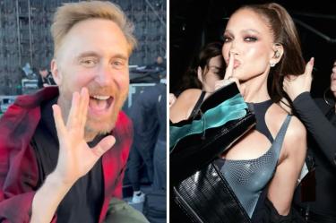 JLo sorprende a David Guetta en el escenario y enloquece a los fanáticos en París