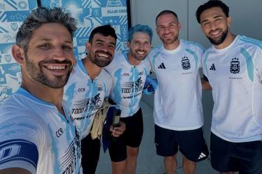 Cuatro aficionados argentinos llegaron en bicicleta hasta Estados Unidos