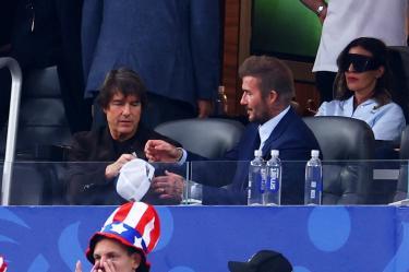 Tom Cruise y David Beckham estuvieron en las gradas del Estados Unidos vs Paraguay