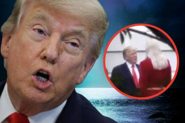 Las fotos de Donald Trump con extraterrestres causan revuelo