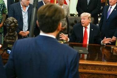 Donald Trump, presidente de EU
