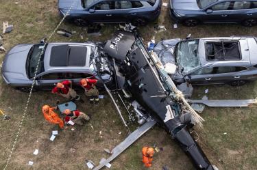 Dan a conocer nombres de las víctimas del choque entre helicópteros en Río de Janeiro