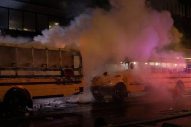 Los autobuses forman parte del plan de movilidad del Mundial