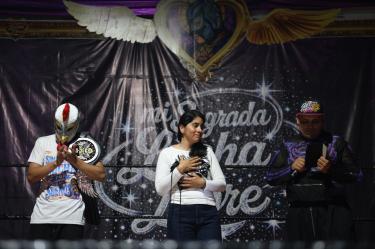 La empresa Sagrada Lucha realizó un homenaje a Tempo.