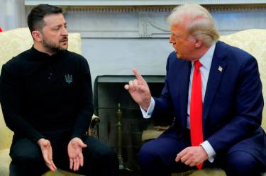Trump se reúne con Zelenski