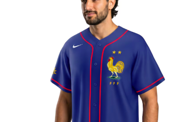 Nike lanzó una camiseta de Francia con aroma a beisbol