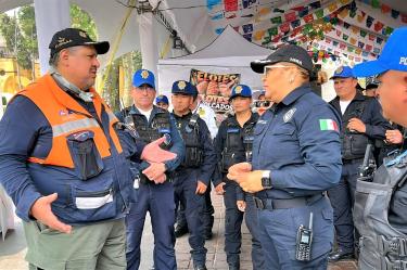 El centro histórico de Coyoacán fue cerrado al tránsito vehicular para evitar incidentes