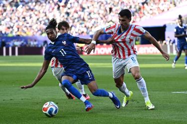 Michael Olise es una de las sensaciones del Mundial con Francia.
