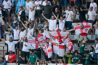La afición mexicana se manifestó con abucheos al comienzo del himno nacional de Inglaterra.