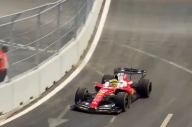 Ferrari ya rodó con sus dos pilotos en el trazado de Madrid que albergará el Gran Premio de España.