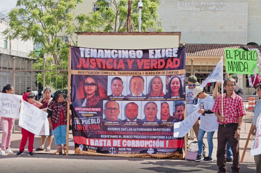 Los manifestantes esperan que la investigación contra la alcaldesa pueda culminar con una vinculación a proceso