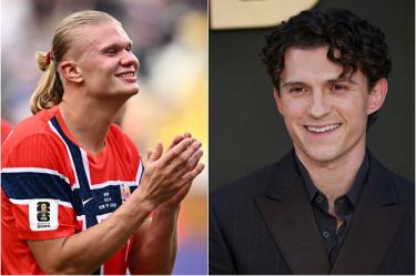 Erling Haaland rechazó una invitación a cenar de Tom Holland.