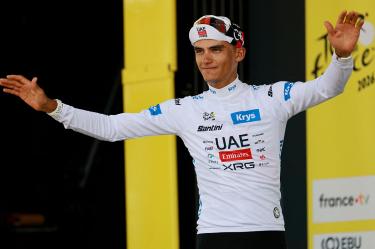 Isaac del Toro sigue en lo alto del Tour de Francia tras la etapa 7