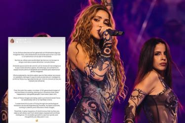 La colombiana agradeció a sus seguidores por identificar rápidamente las publicaciones creadas con inteligencia artificial.