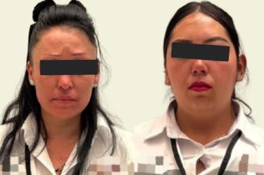 Brenda y María fueron detenidas en calles de la calonia Viaducto Piedad, en la alcladía Iztacalco