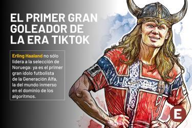 Haaland se convirtió en el fenómeno futbolístico y mediático del Mundial.