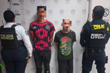 Una joven de 18 años escapó de sus secuestradores en Morelia y denunció al C5i; dos hombres fueron detenidos por la Policía local.