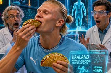 Erling Braut Haaland ha vuelto a sacudir las redes sociales y el entorno deportivo, pero esta vez no ha sido por sus impresionantes tripletes dentro de la cancha. El implacable delantero noruego del Manchester City ha desatado un auténtico furor internacional al revelar públicamente su fascinación absoluta por los tradicionales tacos mexicanos, una revelación que rompe el mito de su robótica alimentación diaria.El letal atacante confesó que, a pesar de seguir un régimen alimentario sumamente estricto y milimétrico para mantenerse en la élite del fútbol mundial, el platillo mexicano se ha convertido en su debilidad culinaria indiscutible. La noticia no tardó en captar la atención de especialistas en nutrición de instituciones de prestigio, quienes analizaron de inmediato la composición de este manjar popular para descifrar si realmente aporta beneficios a un atleta de alto rendimiento.