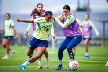 Las Águilas trabajan la pretemporada de Liga MX Femenil y el duelo de Campeón de Campeonas en Querétaro.