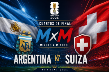 Argentina y Suiza chocan en los Cuartos de Final del Mundial 2026