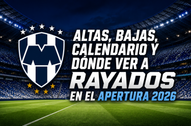 Calendario Rayados en el apertura 2026.